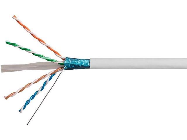 Monoprice Cat6A Ethernet Bulk Cable - Network Internet Cord - Solid, 550Mhz, FTP, CMR, Riser Rated, Pure Bare Copper Wire, 10G, 23AWG, No Logo,...