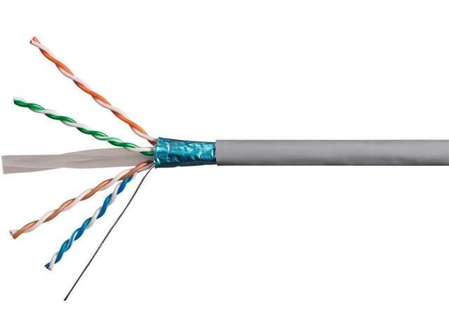 Monoprice Cat6A Ethernet Bulk Cable - Network Internet Cord - Solid, 550Mhz, FTP, CMR, Riser Rated, Pure Bare Copper Wire, 10G, 23AWG, No Logo,...