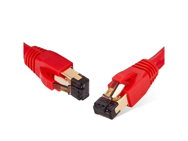 Cat 8 Ethernet Cable 50FT High Speed Performance Braided 40Gbps 2000Mhz Copper Conductors 26AWG Heavy Duty LAN Wire RJ45 Connector for Gaming Modem...