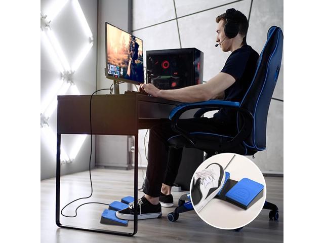 iKKEGOL 2023 Upgraded USB Foot Pedal Switch PC Triple Footswitch - Hands-Free Control Customized Programmable Keyboard Mouse Hotkey for Gaming...