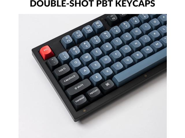 Keychron V3 Wired Custom Mechanical Keyboard, TKL Tenkeyless QMK/VIA Programmable Macro with Hot-swappable Keychron K Pro Red Switch Compatible...