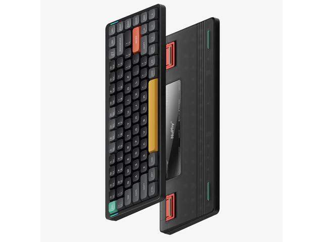 nuphy Air75 V2 Portable 75% Mechanical Keyboard,Wireless Keyboard,Supports Bluetooth/2.4G/USB-C RGB Bluetooth Keyboards,Compatible with Windows/Mac...