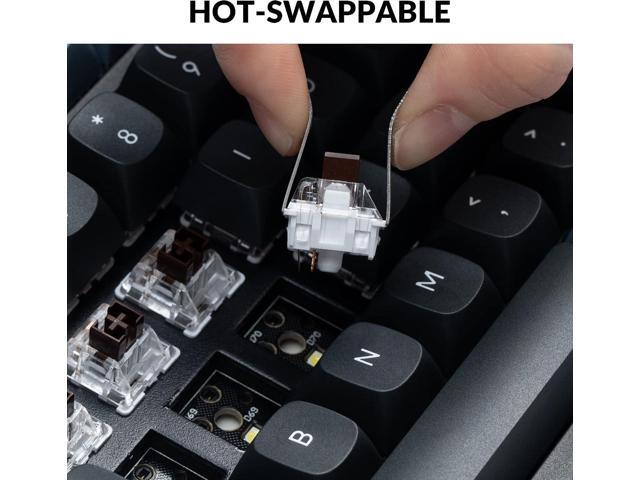 Keychron K10 Pro Wireless Custom Mechanical Keyboard, Full-Size QMK/VIA Programmable Bluetooth/Wired White Backlight with Hot-swappable Keychron...