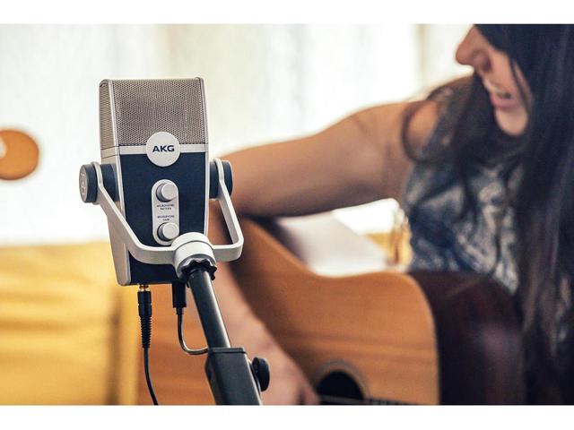 AKG Pro Audio Lyra Ultra-HD USB C Microphone for Recording, Streaming, Gaming, Podcasting, ASMR on PC and Mac, Condenser Mic for Laptop or...