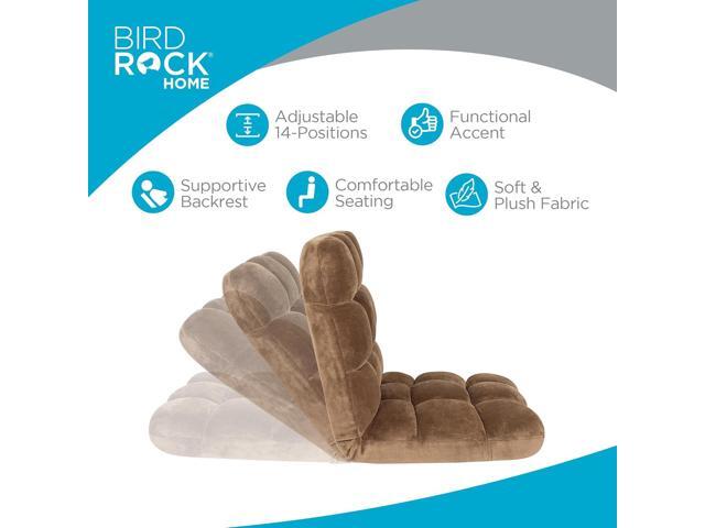 BIRDROCK HOME Adjustable Memory Foam Floor Chair - Ideal for Gaming, Reading, Meditation - Comfortable and Versatile - Suitable for Kids and...