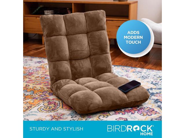 BIRDROCK HOME Adjustable Memory Foam Floor Chair - Ideal for Gaming, Reading, Meditation - Comfortable and Versatile - Suitable for Kids and...
