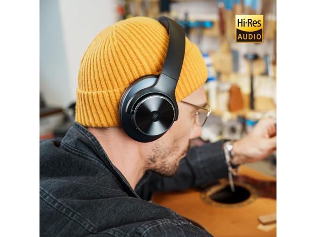 OneOdio A10 Hybrid Active Noise Cancelling Headphones, Wireless Over Ear Bluetooth Headphones, Hi-Res Audio Sound, 50H Long Playtime, Deep Bass,...