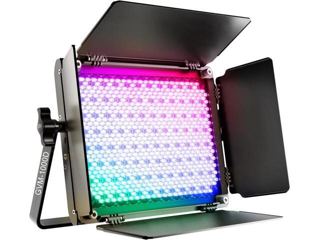 GVM RGB LED Video Light, 800D Studio Light with APP Control Lighting Kit Photography Light 1 Pack with 8 Kinds Scene Lights, 3200-5600K CRI 97 LED...