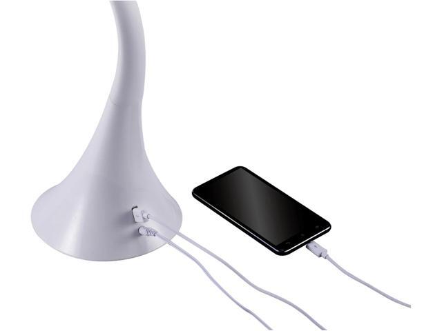 Bostitch Office Modern LED Desk Light, 8W, White (VLED1821WHITE-BOS)