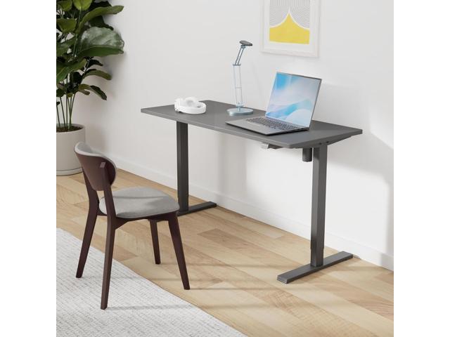 SANODESK Electric Standing Desk 40 x 24 Inches Whole-Piece Desktop Height Adjustable Stand Up Desk w/6-Button Controller Ergonomic Computer Desk...