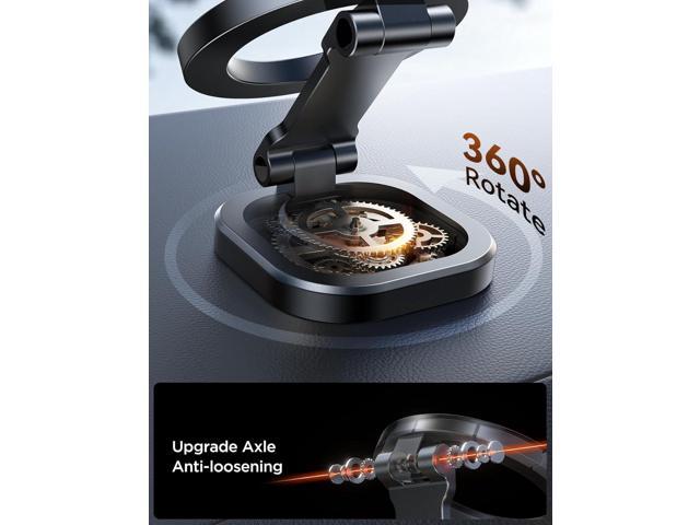 JOYROOM Fits MagSafe Car Mount, [360° Rotating Base & All-Metal] Magnetic Phone Holder for Car, Ultra Magnetic Car Phone Holder, Fits iPhone 16/16...