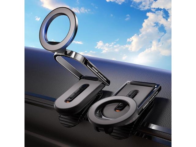 Coverado for Magsafe Car Mount, Magnetic Car Phone Holder, 360° Rotation Strong Magnet Car Phone Mount Dash Cell Phone Holders for Your Car, Car...