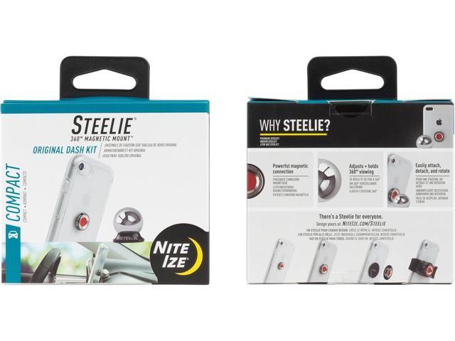 Nite Ize Steelie Original Dash Kit - Magnetic Phone Mount for Car Dashboard - Car Phone Holder with Strong Steelie Magnet & 3M VHB Adhesive