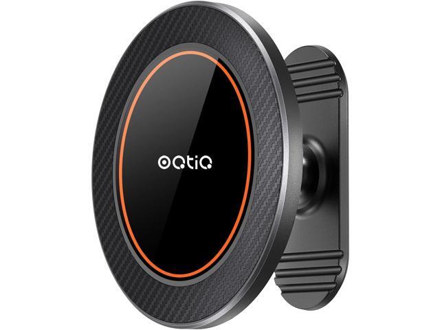 OQTIQ Magnet Mount Stick On Tiny Surface of Front Dash Magnetic Car Mount Holder, Designed for MagSafe, Single Item