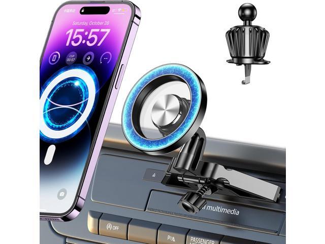 Kaistyle for Magsafe CD Phone Holder for Car20 Strong MagnetsMagnetic CD Player Phone Mount for Car Phone Holder CD Slot Mount,CD Slot for iPhone...