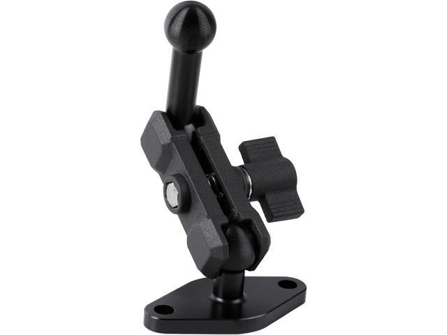 Aluminum AMPS to 17mm Ball Adapter with Extension Rod for Car Phone Holder, Drill Mount Ball Plate Base Meets Industry Standard AMPS Hole...