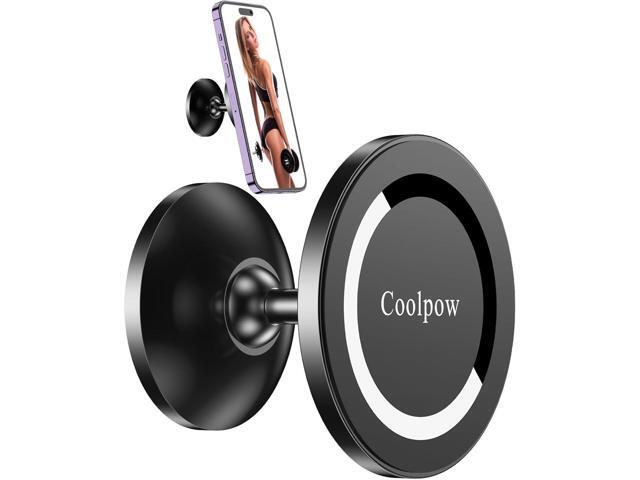 Gym Magnetic Phone Holder Mount for MagSafeAll MetalDual Magnetic Phone Holder for Gym Accessories Attach to Metal Surface, Gym Phone Holder Magnet...