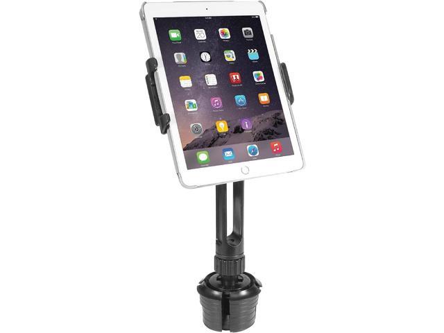 Macally Cup Holder Tablet Mount - Heavy Duty iPad Cup Holder Car Mount Stand or Tablet Holder for Car, Truck, and Vehicle - Fits Devices 3.5' - 8...