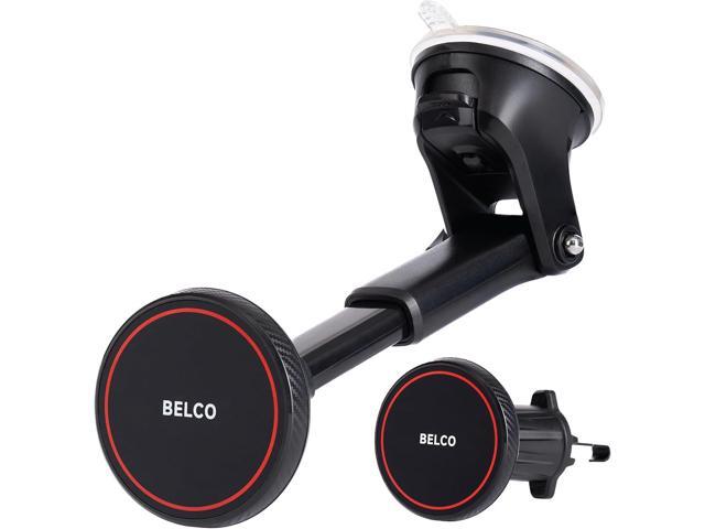 Magnetic Phone Holder for Car Suction Cup Phone Mount with Adjustable Rotating Arm and Lock Mechanism for Dashboard, Windshield, Air Vent ...