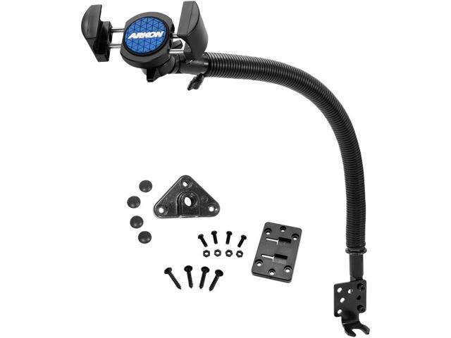 Arkon RoadVise Seat Rail Car Mount for iPhone XS Max XS XR X 8 Note 9 8 5 Galaxy S10 S9 S8 S7 Retail Black