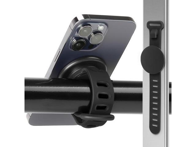 Stroller Phone Holder for Magsafe iPhone 17 16 15 14 13 12 Series Steering Wheel Phone Mount for GYM, Stroller, Wrist, Shopping & Golf Carts,...