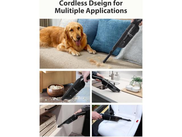 Handheld Vacuum Cleaner, Cordless & Rechargeable, 15KPa Powerful Suction, 30-Min Runtime, 500ML Dust Cup, for Pet Hair/Car/Home Blue