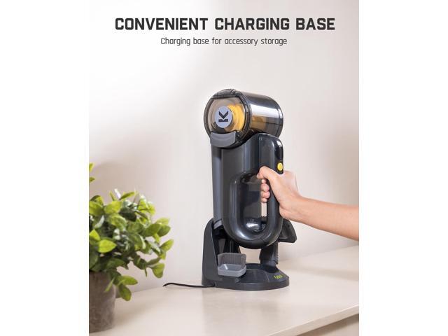 Fanttik Fold V10 Ultra Deluxe Handheld Vacuum Cordless, 17kPa Suction Power, Charging Base, Pivot Nozzle, Up to 35 Mins Runtime, Smart LED Display,...