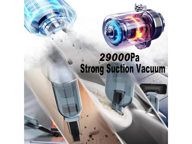 Airified Pro Car Vacuum, 3 in 1 New Pro V2 Portable 29000 Pa Suction Air Blower/Car Vacuum, Rechargeable High Power Cordless Vacuum Cleaner for...