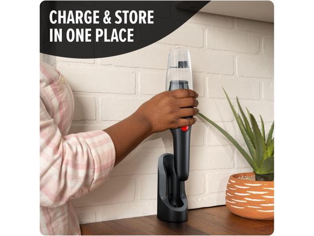 Dirt Devil Grab and Go+ 8V Cordless Handheld Vacuum Cleaner, Powerful Suction, Lightweight, Includes 2-in-1 Tool and Charging Stand with Tool...