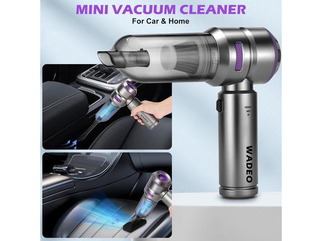 WADEO Handheld Vacuum Cordless, 4-in-1 21000PA Brushless Car Vacuum & 210000RPM Air Duster 7500mAh Battery Air Blower Wireless Handheld Vacuum for...