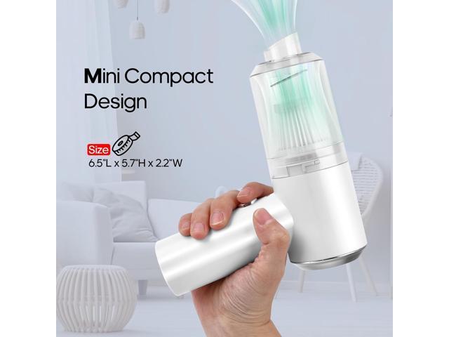Mini Car Vacuum Cleaner(4500 pa) Portable Cordless Rechargeable,Tiny Handheld Vacuum, Computer Hand Vacuum for Keyboard and Laptop, Mini Hand Held...