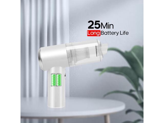 Mini Car Vacuum Cleaner(4500 pa) Portable Cordless Rechargeable,Tiny Handheld Vacuum, Computer Hand Vacuum for Keyboard and Laptop, Mini Hand Held...