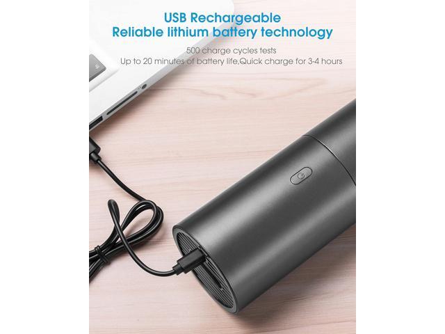 Brigii Mini Vacuum Cleaner,Small Handheld Vacuum Cordless USB Rechargeable,Dust Buster and Blower 2 in 1, Easy to Clean Desktop, Keyboard, Drawer,...