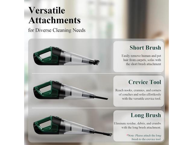 Minthouz Handheld Vacuum Cordless, Strong Suction Car Vacuum Cleaner with LED Light, Long Runtime Hand Vacuum Cordless Rechargeable, Hand Held Vac...