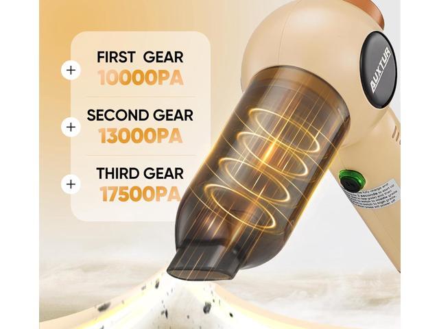 Handheld Vacuum Cleaner Cordless - 18000PA Strong Suction Rechargeable, 3-Speed Adjustable Portable Mini Dust Buster for Pet Hair, Car Detailing,...