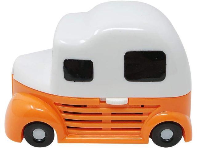 allydrew Cute Portable Mini Vacuum Cleaner for Home and Office, Orange Truck