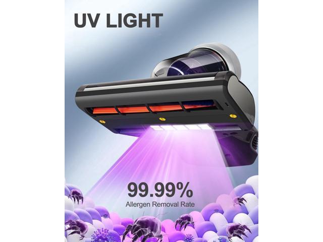 Jimmy Mattress Vacuum Cleaner, Anti-allergen Bed Vacuum Cleaner with UV-C Light & High Heating Tech, 14Kpa Suction 480W Powerful Handheld Vacuums...