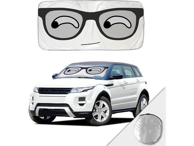 HOMEYA Car Windshield Sunshade, Cartoon Panda Auto Sun Shade Foldable Sun Visor Protector UV Ray Reflector Shield to Keep Vehicle Cool & Damage...