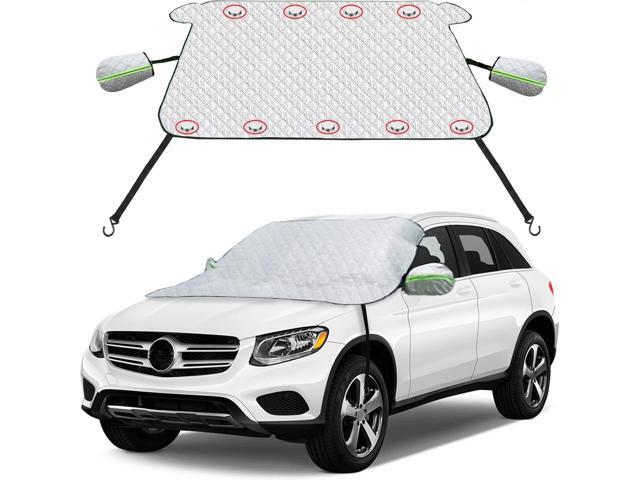 Car Windshield Cover for Ice and Snow - Magnetic Car Windshield Snow Cover, Winter Frost Guard Car Window Covers Snow Shield Ice Cover & 4-Layer,...