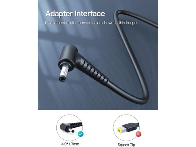 Laptop Charger Fit for Lenovo Ideapad 1 3 5 S340 S145 330s 330 320 520 530s S540 110 310, V14 V15, Fit for Slim 3, Flex 5 4 6, Yoga 710 720 510 530...
