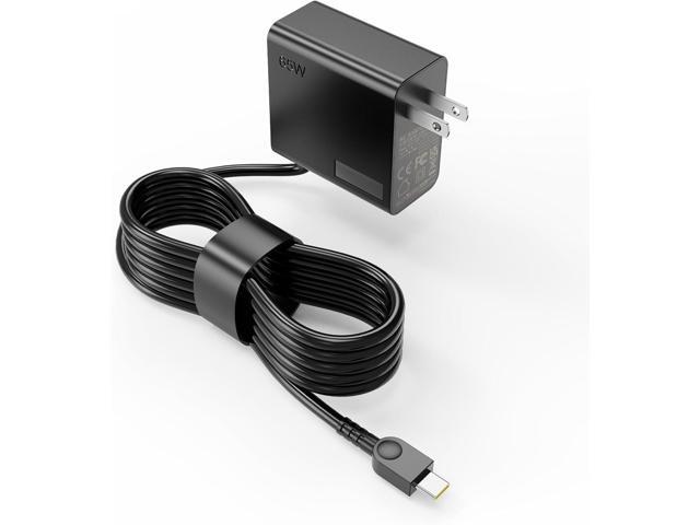New Slim 65W USB Type C AC Charger for Lenovo Thinkpad Yoga Chromebook IdeaPad Laptop Power Supply Adapter Cord