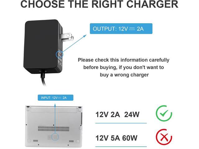 24W 12V 2A AC Adapter for Microsoft Surface RT Surface Pro 1 and Surface 2 1512 1513 1516 1572 Charger
