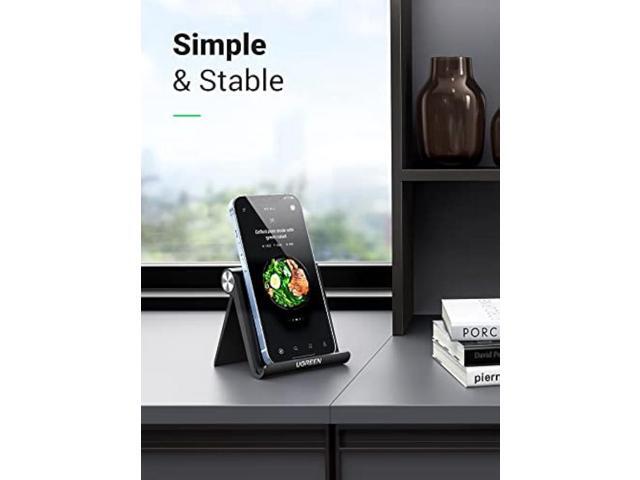 UGREEN Cell Phone Stand Holder for Desk Adjustable Compatible with iPhone 13 12 Pro Max 11 SE XS XR 8 Plus 6 7 Galaxy Note20 S20 S10 S9 S8 Foldable...