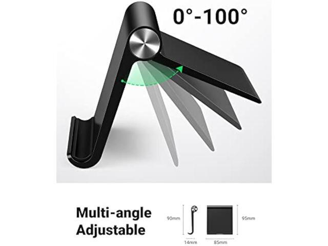 UGREEN Cell Phone Stand Holder for Desk Adjustable Compatible with iPhone 13 12 Pro Max 11 SE XS XR 8 Plus 6 7 Galaxy Note20 S20 S10 S9 S8 Foldable...