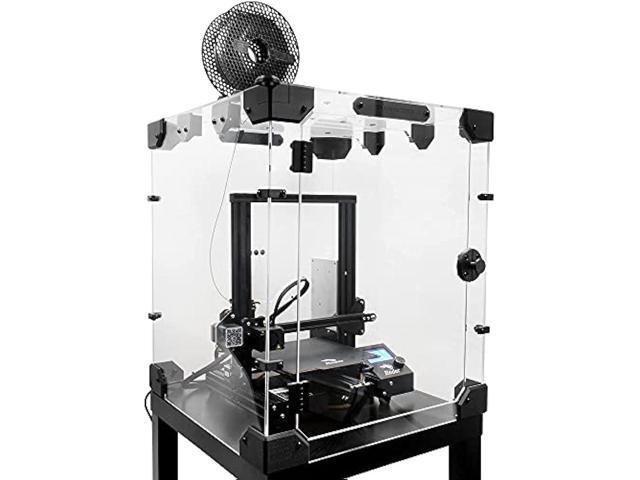 Universal 3D Printer Enclosure 5mm Plexiglass Kit [540x540x620mm Inner Volume] Compatible with PRUSA MK4/MK3/Creality Ender 3/5 Pro Fits IKEA.