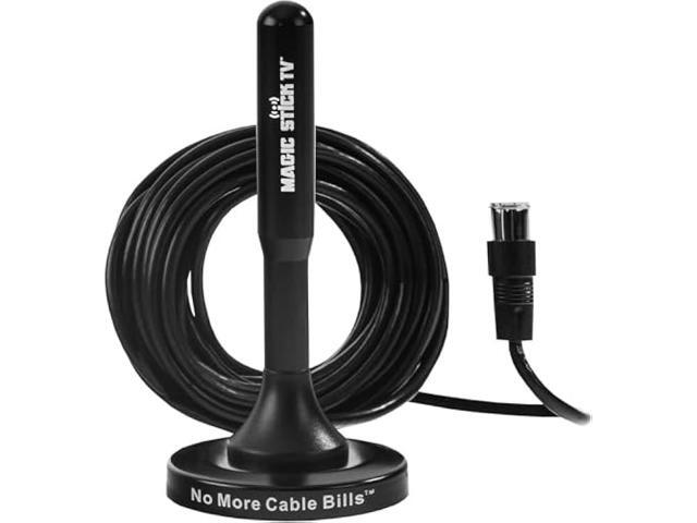 Magic Stick TV Antenna for Smart TV Without Cable - Digital Indoor Antenna for OTA Local Channels with Magnetic Base - Multi Directional 4K 1080P...