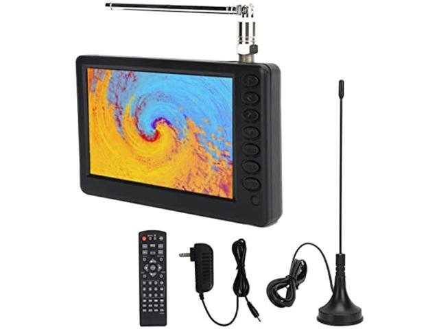 Acogedor 5 Inch Portable TV, 1080P ATSC Pocket Digital Car TV, with 1500mAh Rechargeable Battery, Support USB, TF Card, Mini Digital Television for...