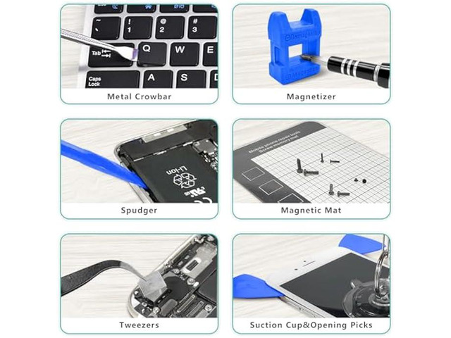 SHOWPIN Electronics Precision Screwdriver Set: Laptop Tool Kit with 120 Megnatic Bits for Computer PC iPhone Xbox PS4 Switch RC Repair Suitable for...