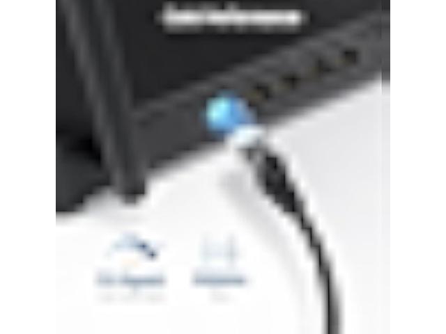 Cable Matters 10Gbps 10-Pack Snagless Short Cat 6 Ethernet Cable - 1ft, Cat 6 Cable, Cat6 Cord, Ethernet Cord, Black