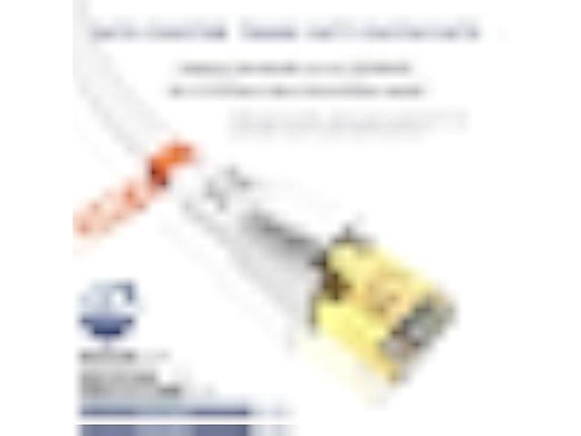 Cat8 Ethernet Cable 200FT, High Speed Outdoor & Indoor LAN Network Cable 40Gbps, 2000Mhz with Gold Plated RJ45 Connector - 60M